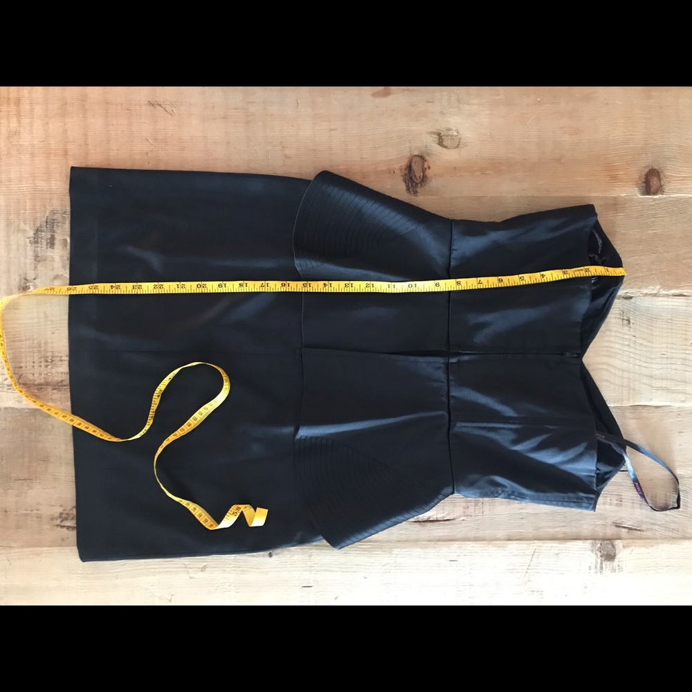 Black SatinBetseyJohnsonDress